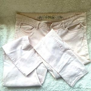 Express Jeggings, Pale Pink, Size 10